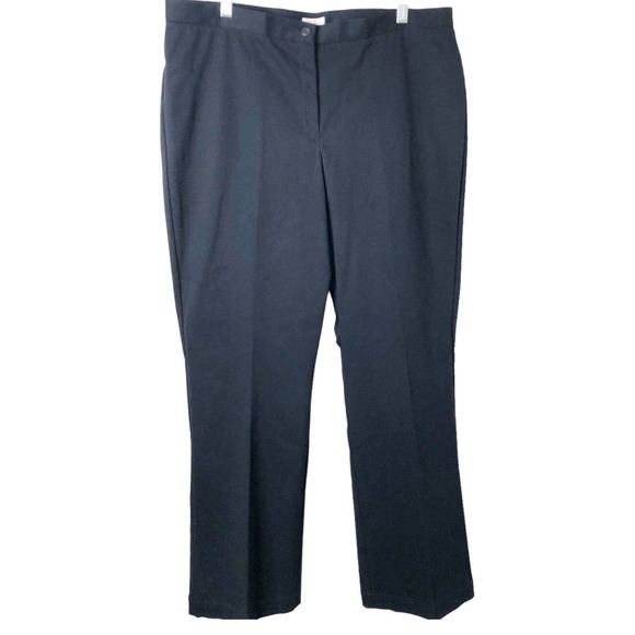 Liz Claiborne NWT Women's Navy Blue Tabitha Dress Pants w/Stretch Size 16 - Picture 1 of 9